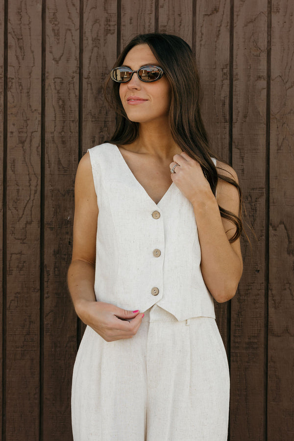 Kennedy Vest-Natural