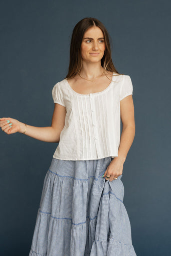Meg Top-White