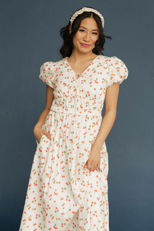 Morgan Dress-Cherry