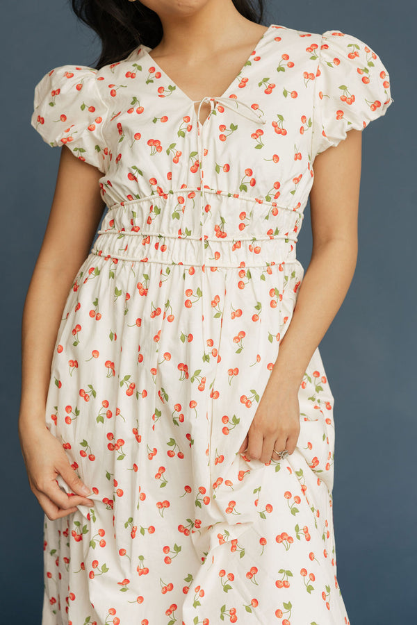 Morgan Dress-Cherry
