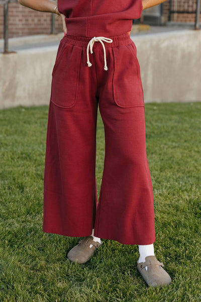 Fitz Pants-Burgundy