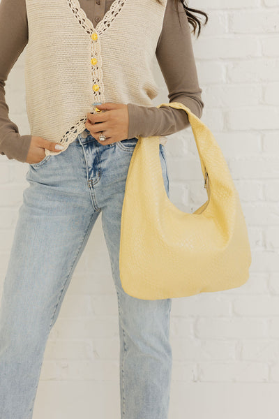 Marla Shoulder Bag-Butter Yellow