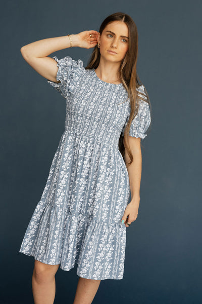 Everly Dress-Denim