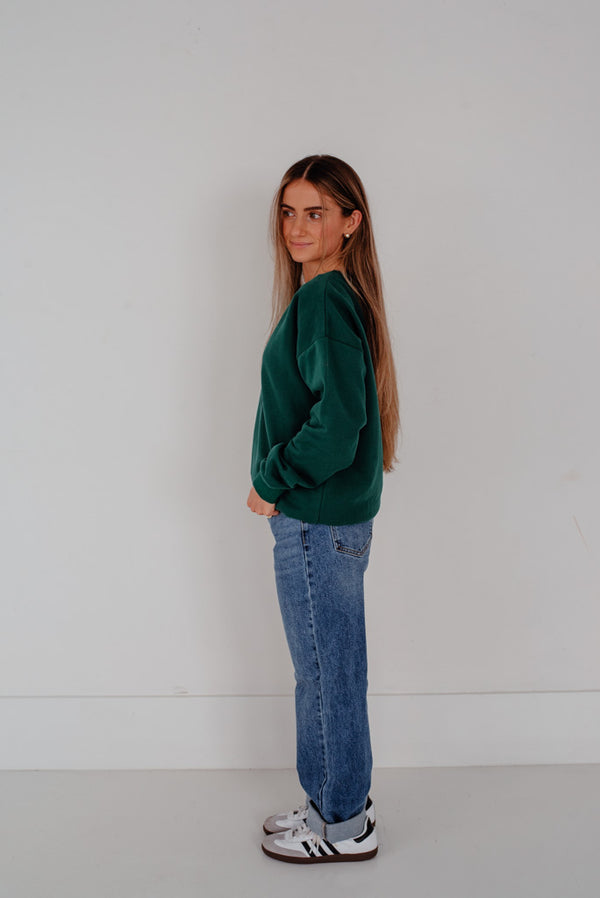 Evergreen Pullover-Green