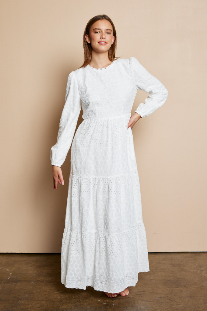 Katrina Dress-White
