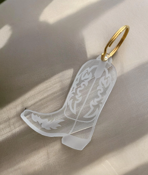 Llavero Bota Vaquera-Translúcido