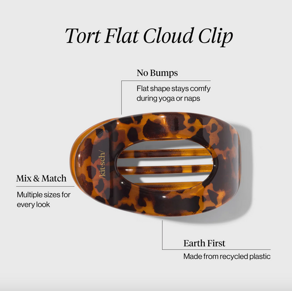 Flat Cloud Clip-Tortoise