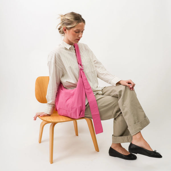 Thread Mini Slouchy Bag-Bubblegum