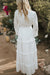Calabran Dress-White