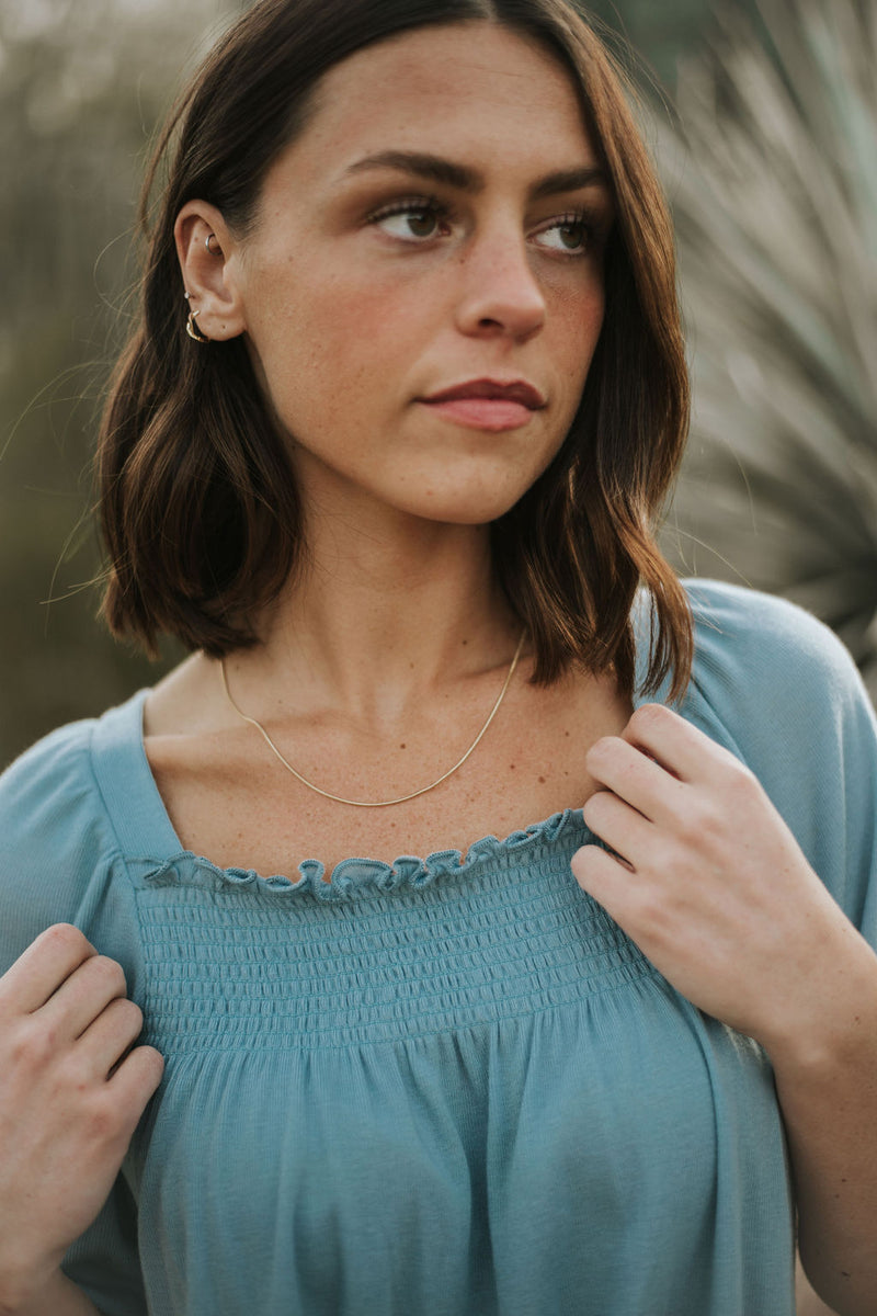 Florence Chain NecklaceGold Love Olive Co