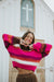 Bennie Sweater-Fuchsia Multi