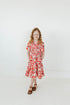 Little Girl's Ashlyn Dress-Red Multi