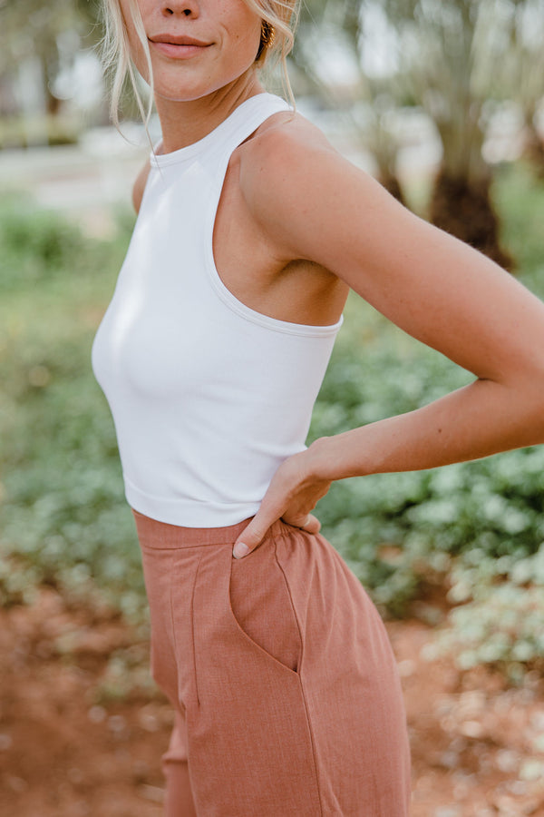 Becca Tank Top-White