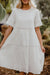 Happier Dress-White