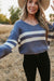 Myles Sweater-Blue Ivory