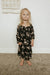 Little Girl Mendlove Dress-Black