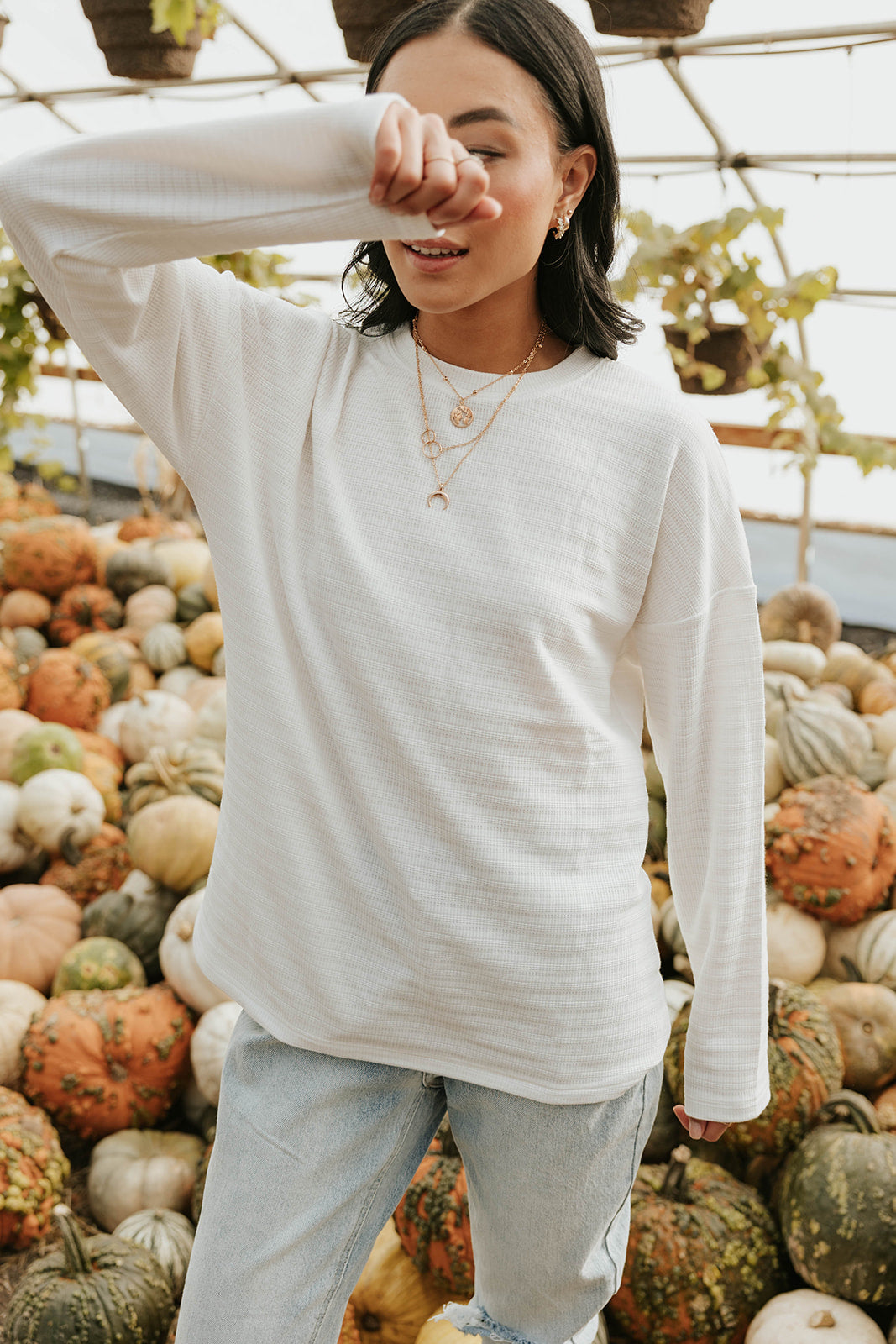 Aerie new love corded oversized online sweatshirt