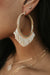 Cleopatra Beaded Earrings-White Multi