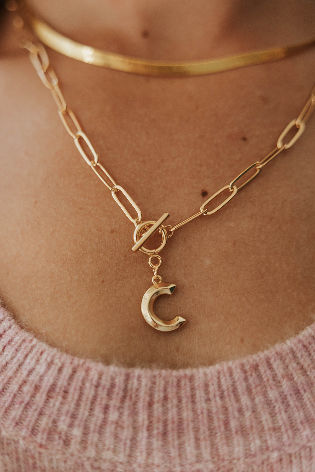 Vintage CC Lock Necklace – xohanalei