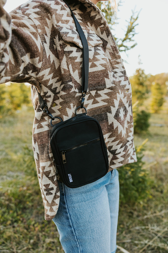 Brixley Crossbody Sling-Jet Black