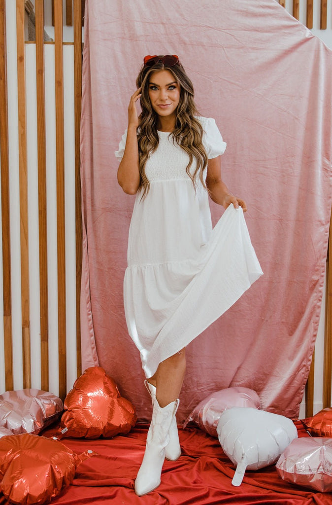 Kathleen Dress-White
