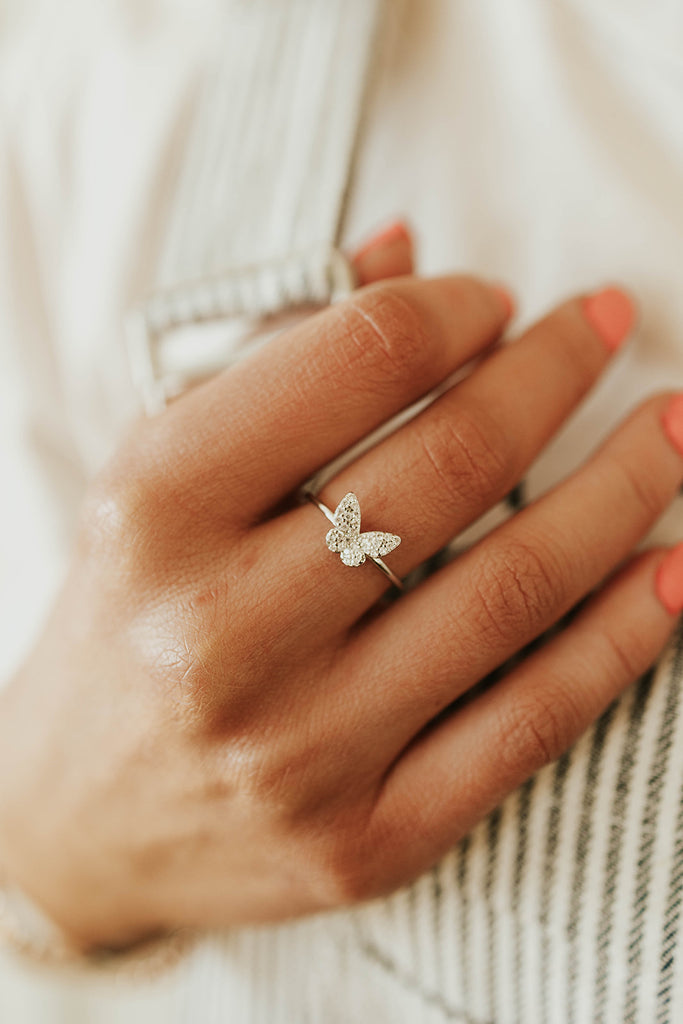 Butterfly Ring-Silver