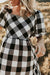Checkmate Dress-Black
