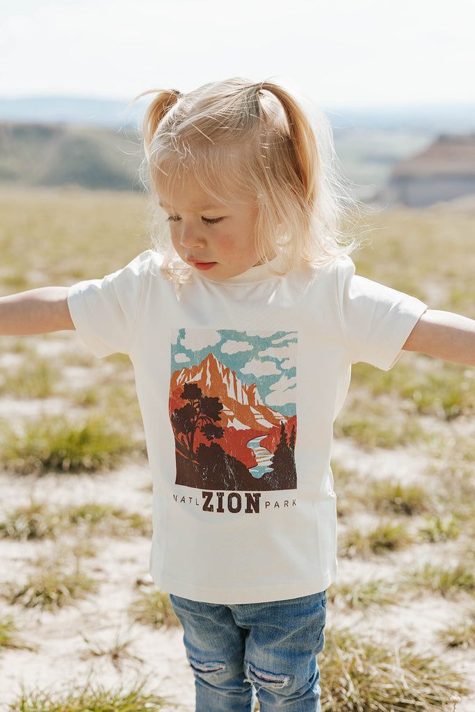 Toddler's Zion Tee-Cream