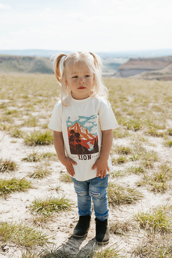 Toddler's Zion Tee-Cream