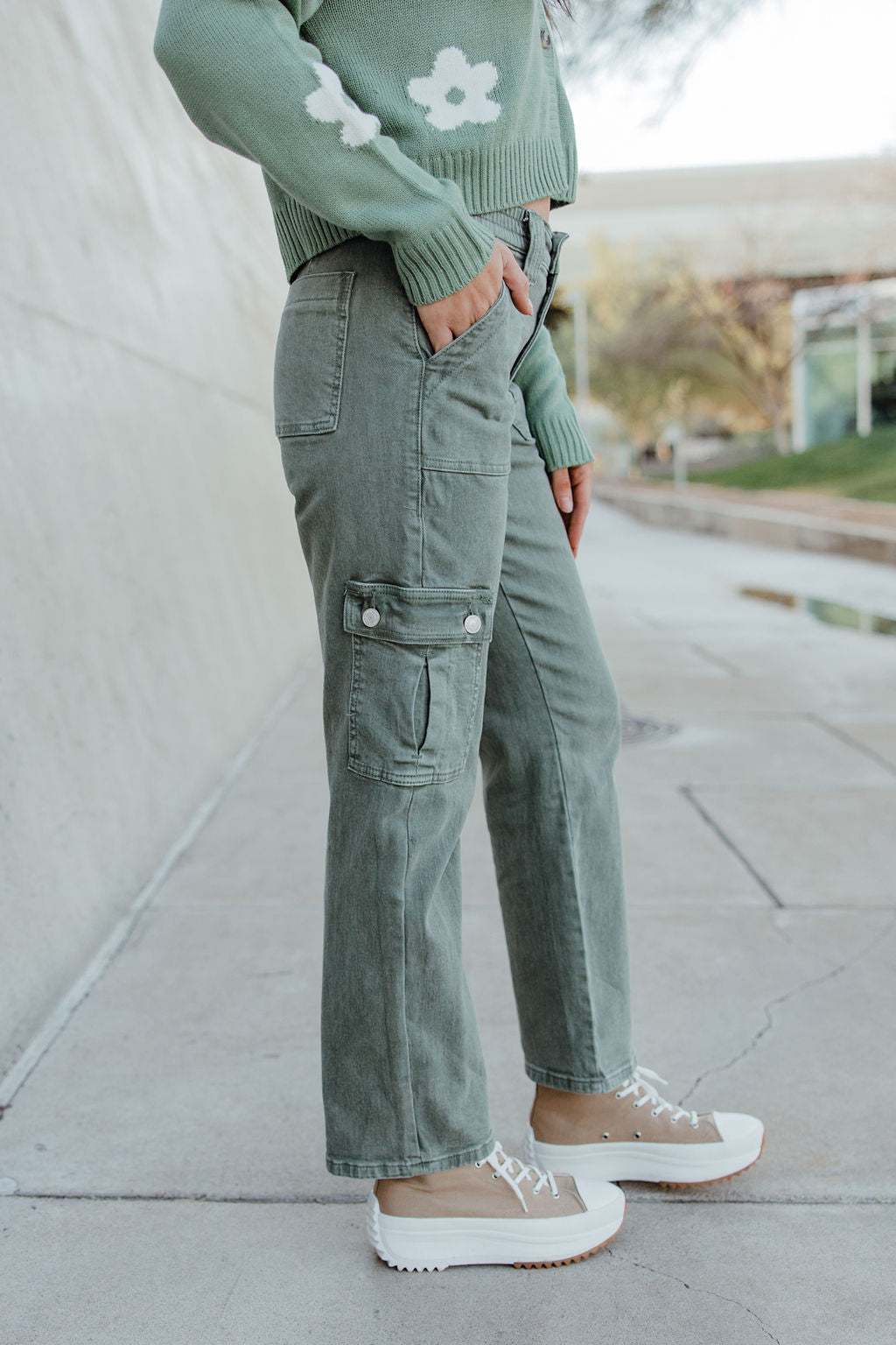 Walker Denim-Army Green