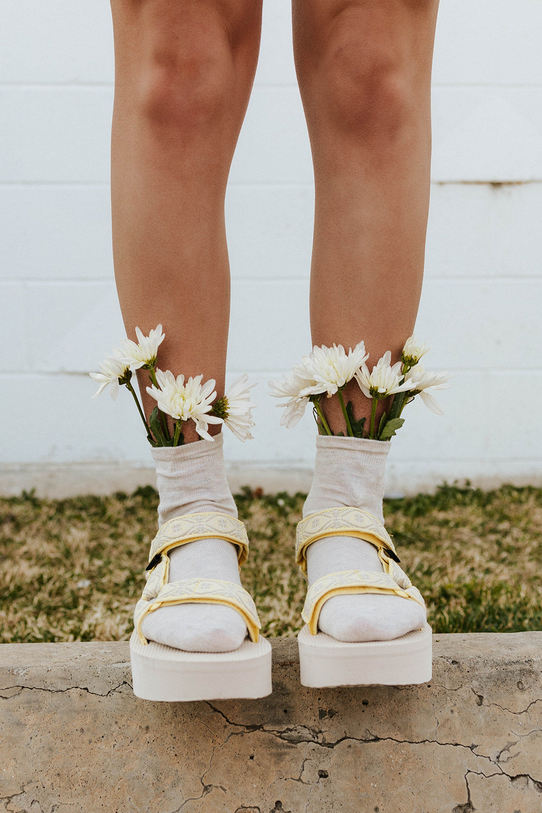 Chunky Flatform Tie Leg Two Part Sandals | Boohoo UK