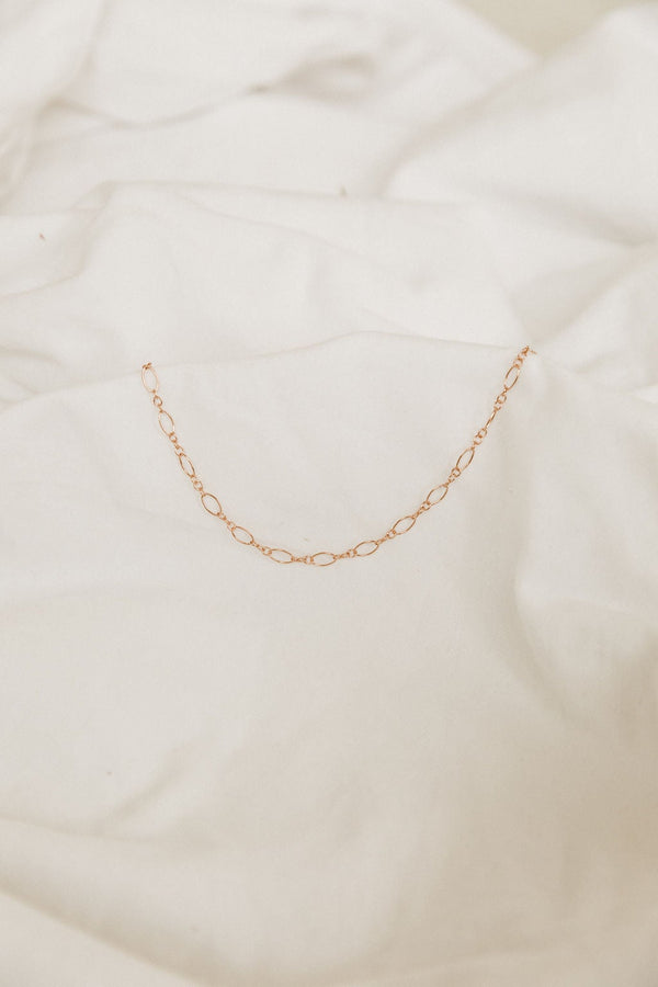 Milan Choker Necklace-Rose Gold STORES