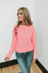 Valentine Sweater-Bright Pink
