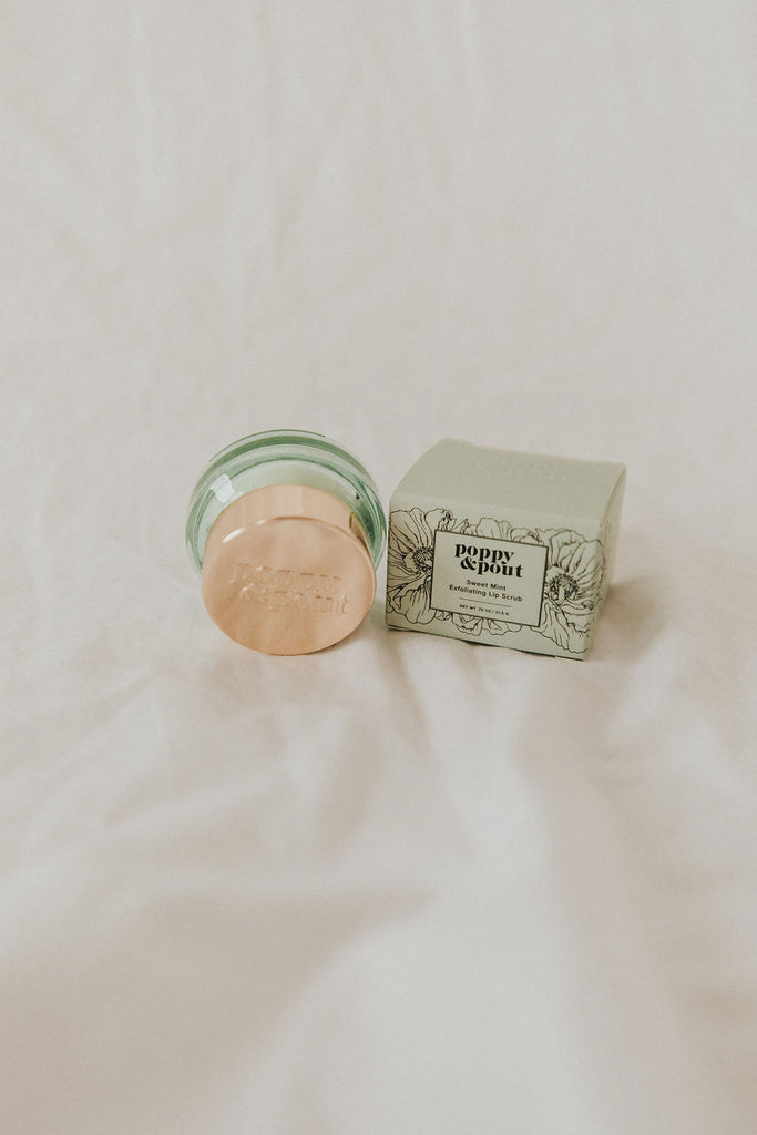 Poppy & Pout Lip Scrub-Sweet Mint
